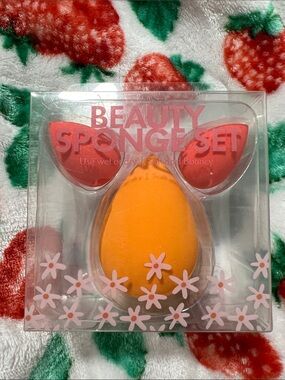 Beauty Sponge Set - Orange & Coral Makeup Sponges
